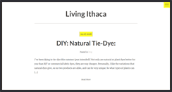 Desktop Screenshot of livingithaca.com