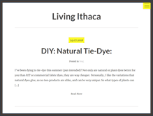 Tablet Screenshot of livingithaca.com